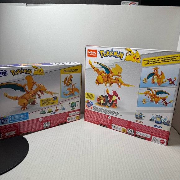 MEGA Pokemon Charizard Building Set & MEGA Pokémon Charmander Set - Picture 4 of 13